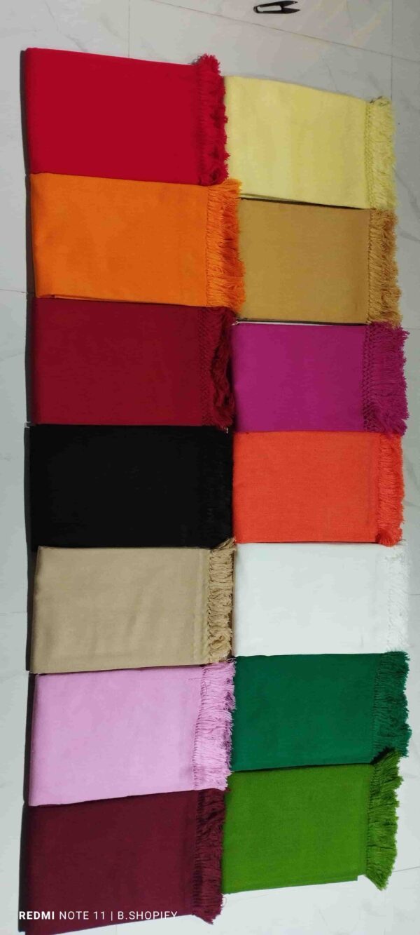 Premium Solid Color Wool Shawl