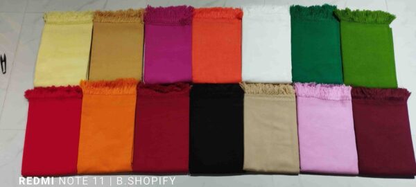 Premium Solid Color Wool Shawl